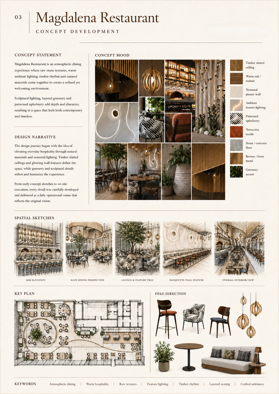 Magdalena Restaurant — Concept Development